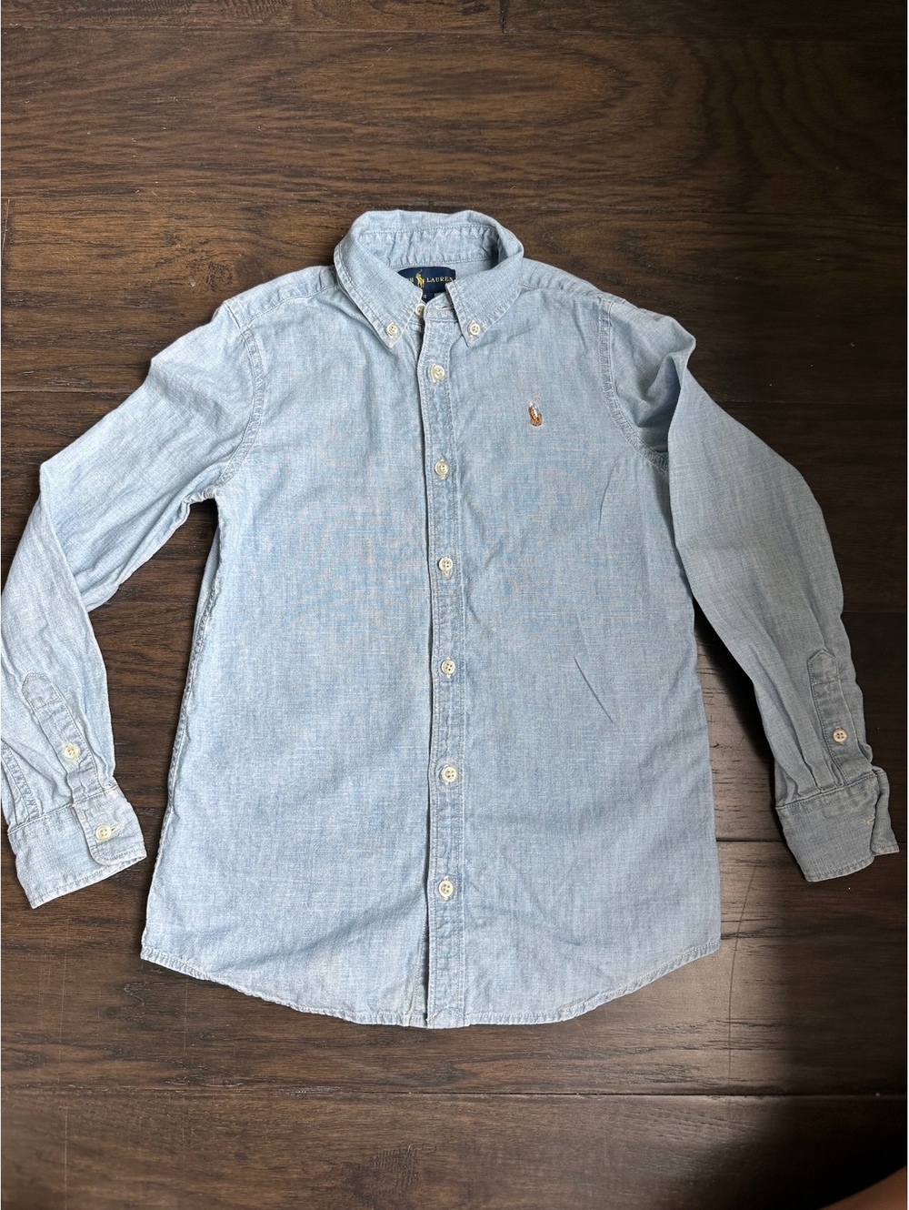 Ralph Lauren Denim Shirt Button Up Kids Size 10